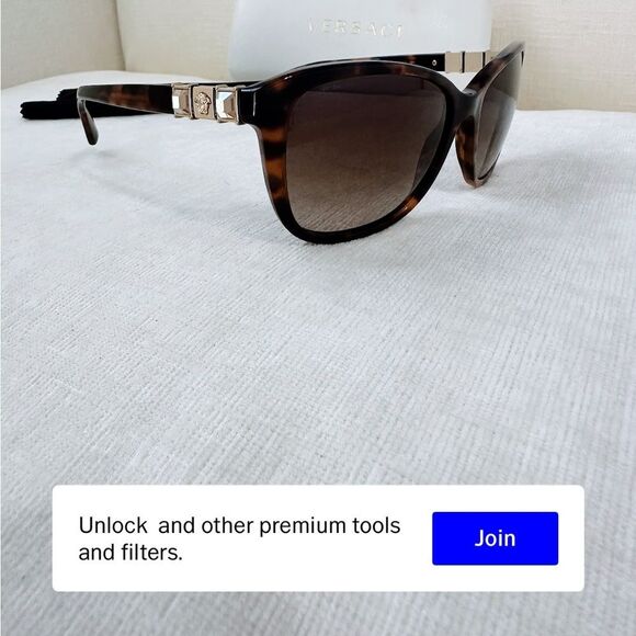 Versace 4293B Brown Tortoise Sunglasses for Women - Picture 2 of 6